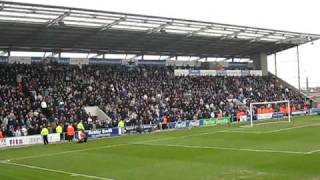 Colchester v Millwall Support after 2nd goal 5th April [upl. by Stempien]