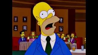 Homer Simpson Screams  HD Video version [upl. by Lednem]