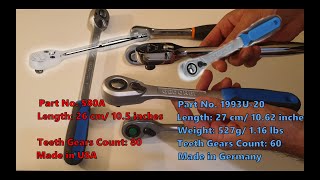 Gedore 12 Ratchet Review Ft Snapon Hazet Stahlwille and Bahco [upl. by Kevon]