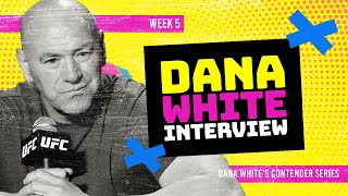 Dana White talks UFC 306 Sphere card UFC Mount Rushmore amp more from DWCS Week 5 interview [upl. by Nicram]