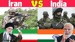 Comparison of Iran VS India Military Power 2024 Who Is Most Powerful Iran Rather India 2024 [upl. by Schaper]