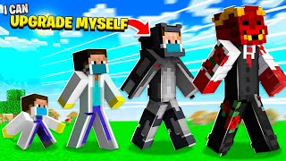 Minecraft But I Can Upgrade Myself  Minecraft In HIndi [upl. by Eybbob]