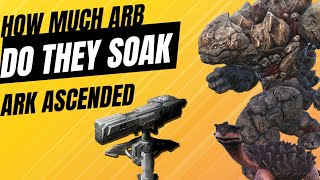 exactly how much do each soaker soak ARKSurvival ascended 2024 [upl. by Denby]