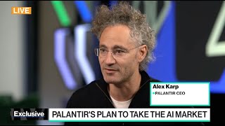 Artificial Intelligence in Action  Palantir CEO Alex Karp on Bloomberg [upl. by Jezebel]