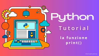 Tre diversi modi per loutput  Python Tutorial 04 [upl. by Ahswat]