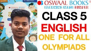 Oswaal books Class 5 English Olympiad Exam 2024  Previous Year Question Paper Class 5 Olympiad [upl. by Selden379]