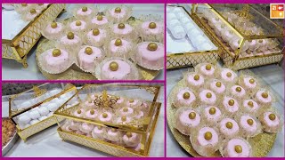 Gâteaux 🇩🇿 pour fiançailles recettes MkhebezMakrout Elouz حلويات الخطوبةوصفة مخبز مقروط اللوز [upl. by Figone]