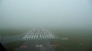 Low Visibility landing inside Boeing 737 [upl. by Afaw]