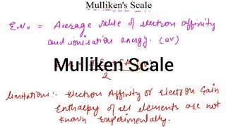 Mulliken Scale I Periodic Table I Particles Academy [upl. by Gery]