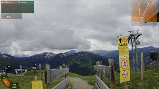 HACKLBERG RED TRAIL SAALBACH HINTERGLEMM [upl. by Nnep]