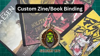 Custom ZineBook Binding [upl. by Eidaj190]