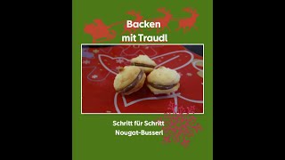 Weihnachtsplätzchen NougatBusserl  So lecker sie zergehen auf der Zunge mmhhh [upl. by Ferna582]