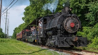 Steam on the Walkersville Southern Feat Jeddo Coal Co 040 85 [upl. by Lore]