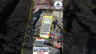 COMO PROBAR BATERÍA ALTERNADOR Y REGULADOR electricidadautomotriz electronicaautomotriz [upl. by Donnie]