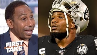 Stephen A reacts to Vontaze Burfict’s seasonlong ban  First Take [upl. by Aieken101]