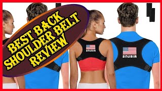 5 Best Posture Corrector Back Shoulder Belt Reviews 24K [upl. by Reynold]