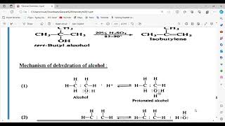 preparation of alkenes شرح [upl. by Auqinal409]