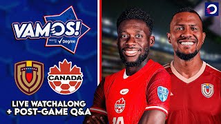 POSTGAME LIVE QampA 🔴 CanMNT vs Venezuela  VAMOS Presented by Degree [upl. by Sabsay]