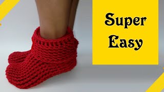 🔴Crochet slipper boots for women amp men [upl. by Eniluqaj131]