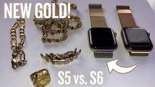 Apple Watch Series 6 Gold Stainless Steel with Milanese Loop [upl. by Fugate]