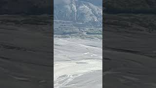 View of riverbank and riparian zone of Spiti River Fluvial landforms [upl. by Campy]