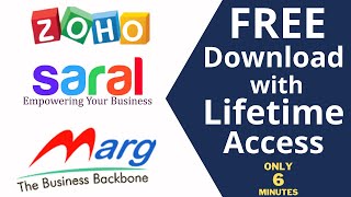 Free Accounting Software  100 Free Marg Saral Zoho [upl. by Pare839]