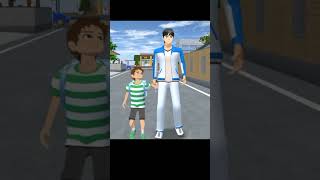 Dad and son go to school 👩sakuraschoolsimulator [upl. by Rachel]