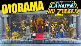 Ficou TOP esse Diorama de Cavaleiros do Zodiáco  Saint Seiya Diorama [upl. by Ennaillek215]