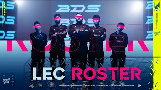 THIS IS OUR 2022 LEC ROSTER  Official Team BDS Roster Announcement [upl. by Zolnay]