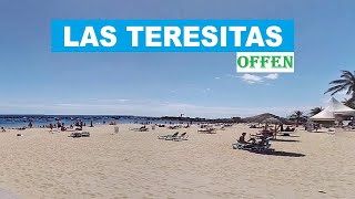 Canarias Kanaren Teneriffa aktuell 14112024 Strand von Teresitas wieder OFFEN [upl. by Acirema]