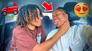 TURNING MY GIRLFRIEND ON WHILE SHES DRIVING PRANK [upl. by Ignacius36]