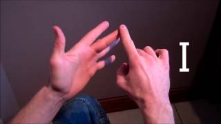 How to sign the alphabet in British Sign Language BSL  Right handed  Signer point of view [upl. by Piggy]