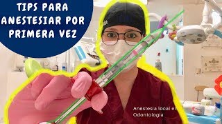 TIPS PARA CUANDO VAS A ANESTESIAR POR PRIMERA VEZ Odontología [upl. by Ciccia]