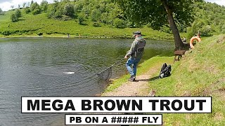 243 Catching a PB Brownie 🐟 Big Rainbows amp Blue Trout 🐟 Fly Fishing UK [upl. by Nitsugua159]