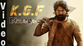 KGF Dialogue Video  KGF  Yash  KGF Dialogue WhatsApp status Tamil  LK Quotes [upl. by Aicac346]