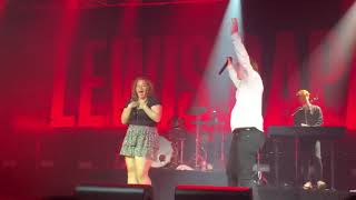 Lewis Capaldi sings Bruises with a fan on stage Sydney 212020 [upl. by Petes240]