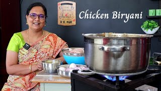 இன்றைய லஞ்ச் சிக்கன் பிரியாணி  Lunch Preparation In Tamil  Chicken Biryani  Sherins Kitchen Vlog [upl. by Brine]