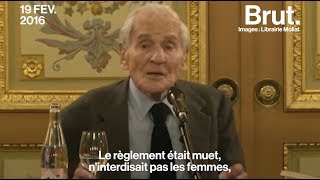 Quand Jean dOrmesson faisait du féminisme en se défendant dêtre féministe [upl. by Zzahc]