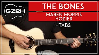 The Bones Guitar Tutorial Marren Morris amp Hozier Guitar Lesson Easy Chords  Fingerpicking [upl. by Nala]