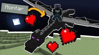 ¡Como Montar Al Ender Dragón SIN MODS En Minecraft PE 12  Domesticar a El Dragón Del End [upl. by Atnwahsal167]