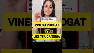 JEE 75 CRITERIA vs VINESH PHOGAT jee parisolympics2024 [upl. by Otrevogir]