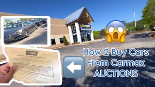 How to Buy Cars From CARMAX Auctions CHEAP auto cars [upl. by Reggis]