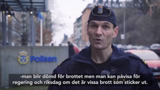 Vad är ett hatbrott Polisen Daniel berättar [upl. by Yenahs172]