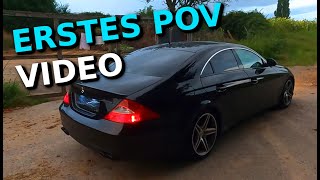 Mercedes Benz CLS 500  55l V8  POV Drive  ASMR [upl. by Vidovik17]