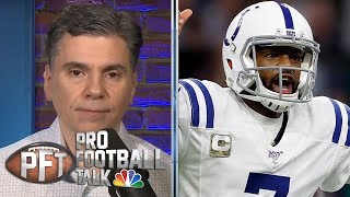 Fill in blank Will Indianapolis Colts keep Jacoby Brissett  Pro Football Talk  NBC Sports [upl. by Sholom]