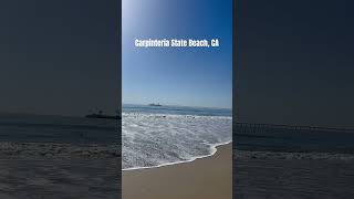 Carpinteria State Beach CA shortvideo shorts shortsvideo beach california youtube ride [upl. by Renate411]