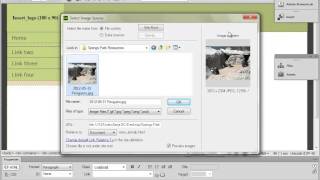 Dreamweaver CS6 Tutorial  Part 14  Inserting amp Importing Images  Creating a Website Course [upl. by Annaiel]