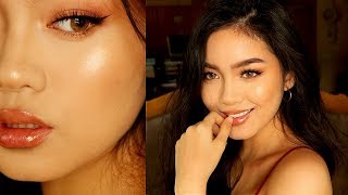 SEXY GLOSSY VALENTINES DAY MAKEUP ♡ Jessica Vu [upl. by Barger385]