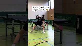 😎 tabletennis notjustpingpong pingpong sports pingpongclub badminton forehand [upl. by Lyj2]