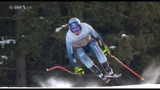 Dominik Paris gewinnt Abfahrt Gröden 2023 ORF [upl. by Akinuahs781]